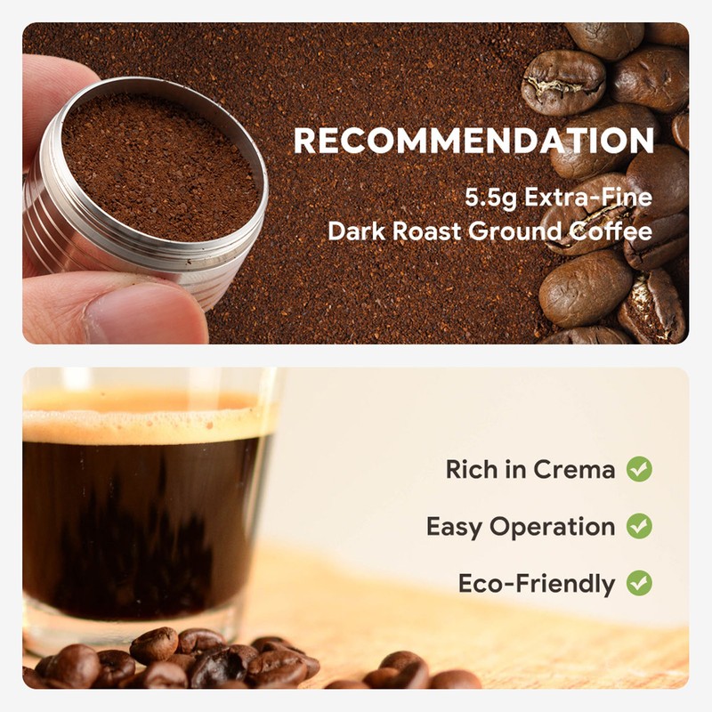 Reusable Coffee Capsule Stainless Steel Refillable Coffee Pod for Coffee