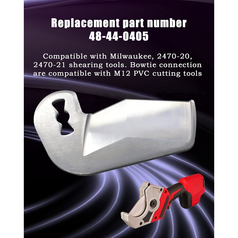 48-44-0405 M12 PVC Replacement Shear Blade Compatible with Milwaukee Plastic