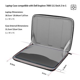 Smatree Laptop Sleeve Case for Dell XPS 13 Plus 9320/ Dell XPS 13 9310 7390 9305 9300 13.3"/Dell Inspiron 7000 13.3" 2-in-1 13.3" Dell XPS Notebook Sleeve Hard