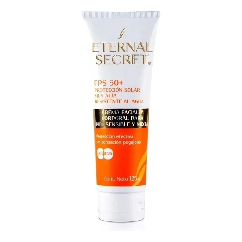 Bloqueador Solar Eternal Secret Fps 50 Kit De 2 Piezas