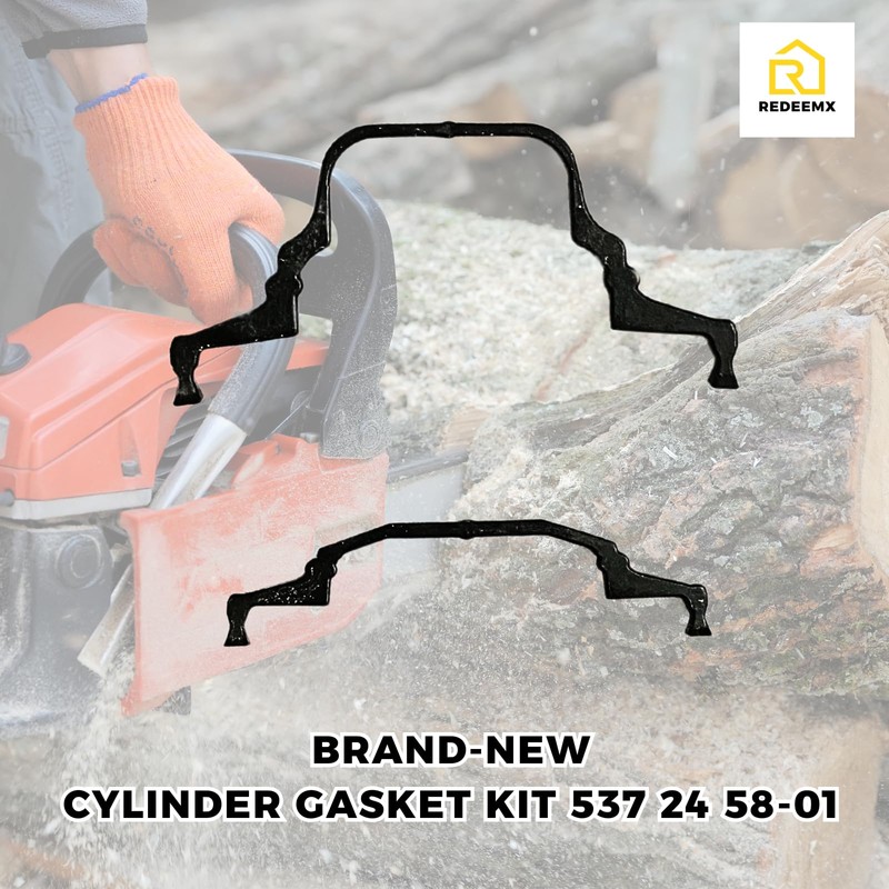 REDEEMX 537245801 Cylinder Gaskets Compatible with Husqvarna 455e 455 Rancher