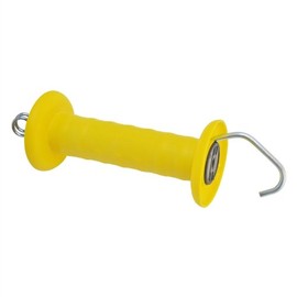 VOSS.farming 5X Large Gate Handle Hook and Pull Spring Yellow Horse Fence Willow Electric Fence