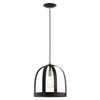 Livex Lighting 1 Lt Textured Black Pendant