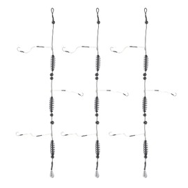 3 Pieces 3 Hooks Flatfish Rigs Cage Trap Basket Set and Fishing Feeder Fishing Tackle for Flat Fish Sole Flounder (15 g)