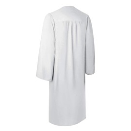 Endea Church Matte Choir Robe (48XL (5'3" - 5'5") Fullfit, White)