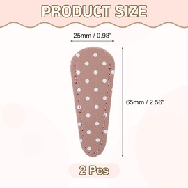 sourcing map 2Pcs Scissors Sheath, 2.6" x 1" Scissors Cover Protector PU Leather Portable Collect Bags for Eyebrow Trimming Beauty Tool Protection, Pink