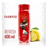Shampoo Old Spice Refresh, Shampoo Refrescante para Hombre 400 ml