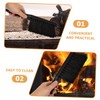 KOMBIUDA Fireplace Cleaning Brush with Ergonomic Handle Duster Brush for