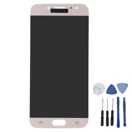 Vbestlife Reemplazo de Pantalla para J730, Reemplazo de Pantalla Táctil LCD de Teléfono, Ensamblaje de Digitalizador de Pantalla para J730 J7 2017 J7 Pro(Oro)