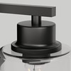 Rayogale Battery Operated Wall Sconce Set of 2, Black Rechargeable