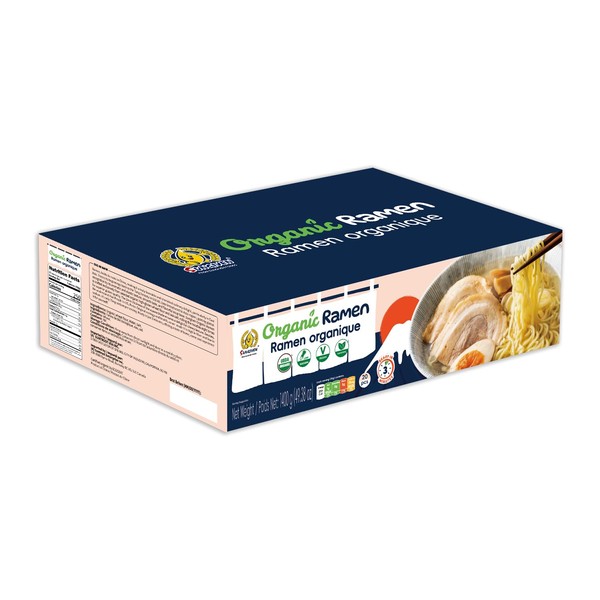 SUNGIVEN Organic Ramen Noodles Healthy Low Sodium Ready in 3