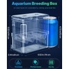 Pawfly Aquarium Fish Breeding Box Transparent Plastic Breeder Box for