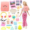 Festfun Doll Accessories Bag Laptop Tablet Phone Headset Accessories for