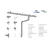 Gutter System - 90 mm Plastic PVC, Selection Components -