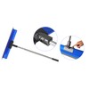 KEZERS Drywall Skimming Blade Handle Combo,35"-81" Stainless Steel Extension Pole