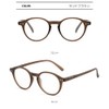 [FEISEDY] 老眼鏡 おしゃれ レディーズ 単焦点 ブルーライトカット リーディンググラス 軽量 ラウンド スプリングテンプル