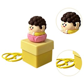 Hellery Fidget Button Toy for Keychain And Bag Charm, for Celebrations And Events , Tathagata