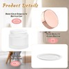12 Pcs 60g/2oz Glass Cosmetic Jars Refillable Cream Bottle Containers