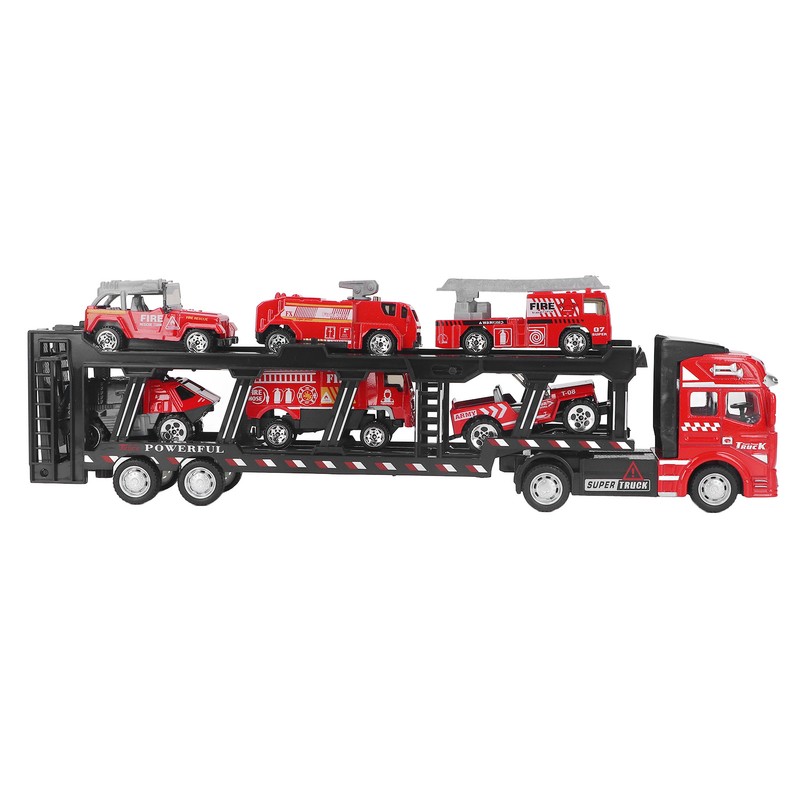 32cm Car Carrier Truck for Boys with 6 Small Car
