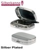 SILBERKANNE Pocket Ashtray 5 x 6.5 cm Premium Silver Plated