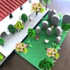 ANCLLO 55 Pcs Mixed Plastic Model Miniature Trees, Model Train