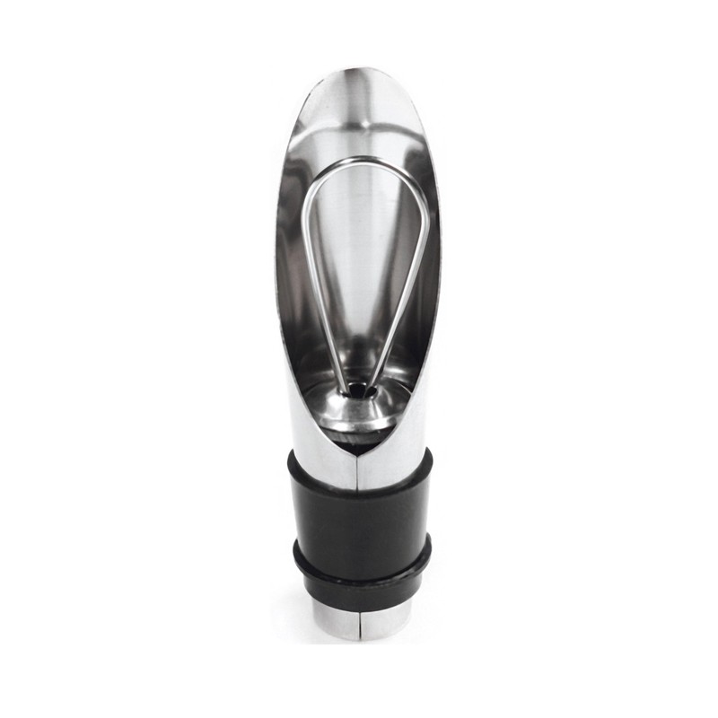 Ozeri 5-Piece Wine Bottle Corkscrew & Accessory Set, Black