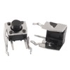 uxcell Tact Switch, Instantaneous Switch, Push Button, No Lock, Right