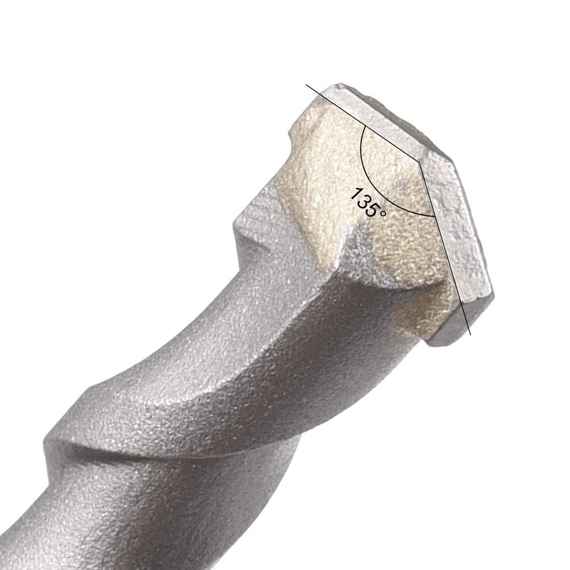 uxcell Masonry Drill Bit 12mm x 200mm Carbide Tipped Rotary