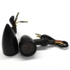 KEEPDSGN Motorcycle Black Bullet LED Brake Blinker Turn Signal Tail