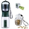 Cibaabo Dog Water Bottle with Food Container & Poop Bag