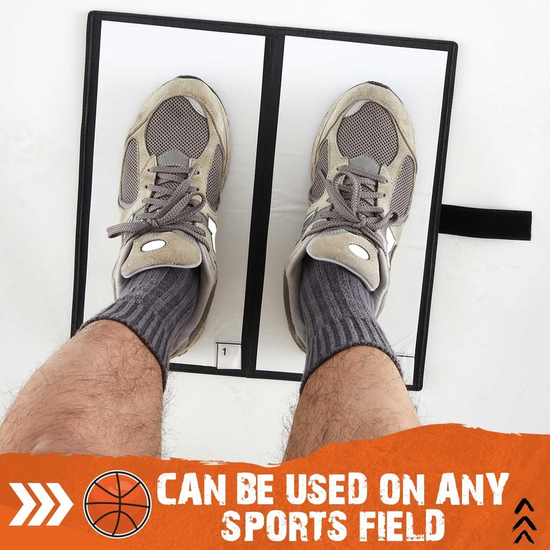 120 Sheet Portable Sticky Basketball Mat for Shoes Foldable Traction