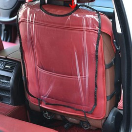PACKOVE 1pc Car Seat Back Protector Pad Kick Proof Cover for Car Seat Back Mat