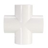 sourcing map PVC Pipe Fitting 4 Way Cross Schedule 40