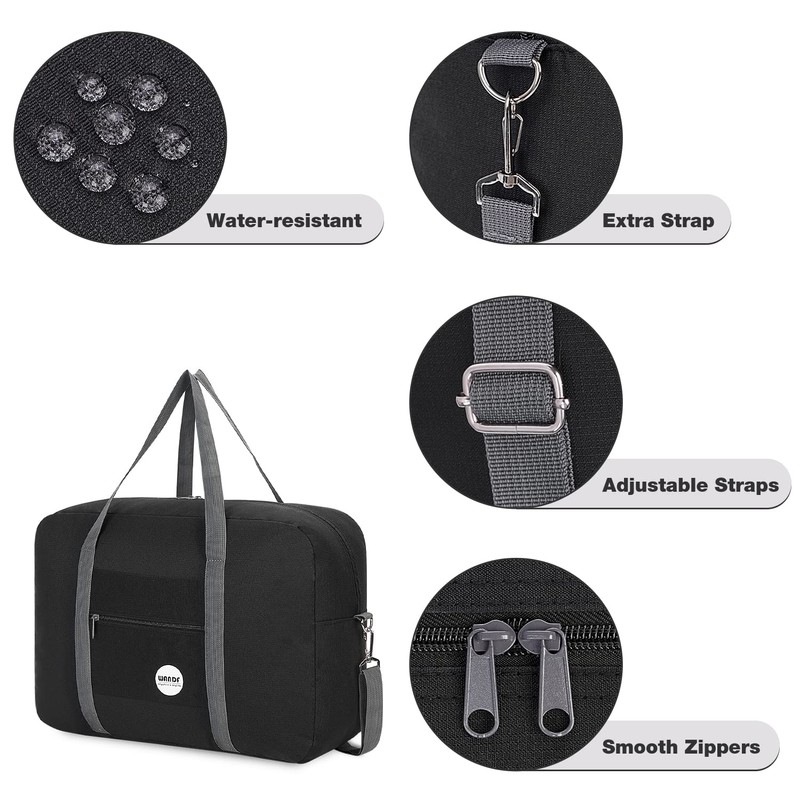 for Airplane Personal Item Bag 18x14x8 Travel Duffel Bag Under
