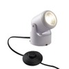 Kiven LED Accent Uplight w/Foot Switch， Handheld Sized Portable Spot