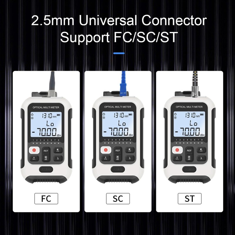 Optical Fiber Power Meter Multifunctional Optical Fiber Power Meter White