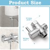 1 Piece 3 Way Valve Diverter Valve Diverter for Shower