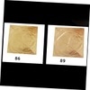 COLLBATH Foil Paper 100pcs Imitation Leaf Sheets Decorative Foil for