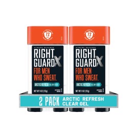 Right Guard Xtreme Defense Antiperspirant Deodorant Gel, Arctic Refresh 4 oz 2Pk