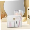 Baluue Convenient Makeup Organizer Transparent Lipstick Storage Box for Vanity
