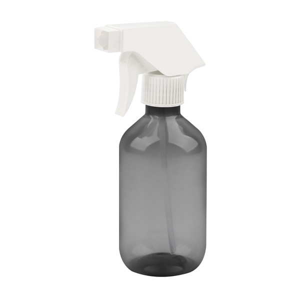 YOLCAR 300ml Clear Black Plastic Spray Bottle - Premium Adjustable