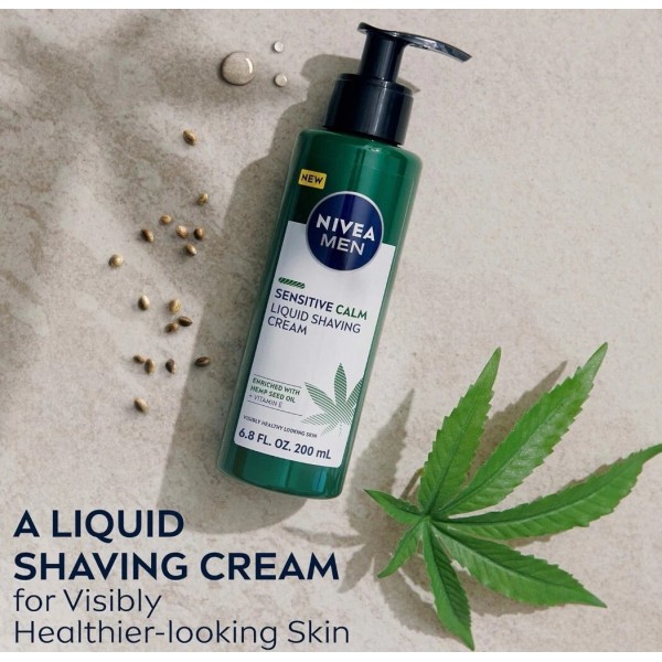NIVEA MEN Sensitive Calm Liquid Shaving Cream - 6.8fl oz