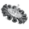 Vorel 06993 Round Brush with Wire 75 mm spindle, Twisted
