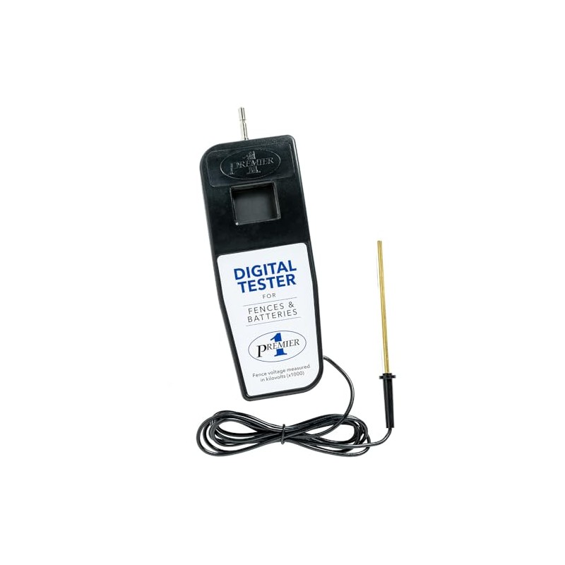 Premier 1 Dual Electric Fence & 12V Battery Digital Voltage