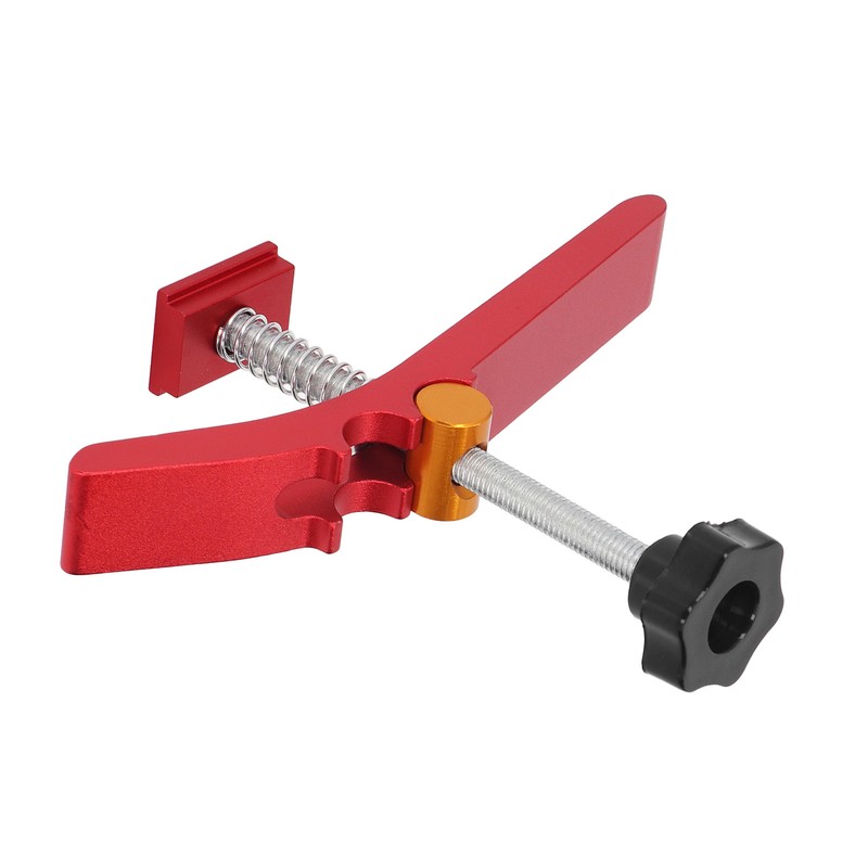 Woodworking T Track Hold Down Clamp Workbench Adjustable Chute Aluminum