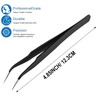 1pcs Fine Point Tweezers Professional Precision Pointed Tweezer Splinter Tweezer