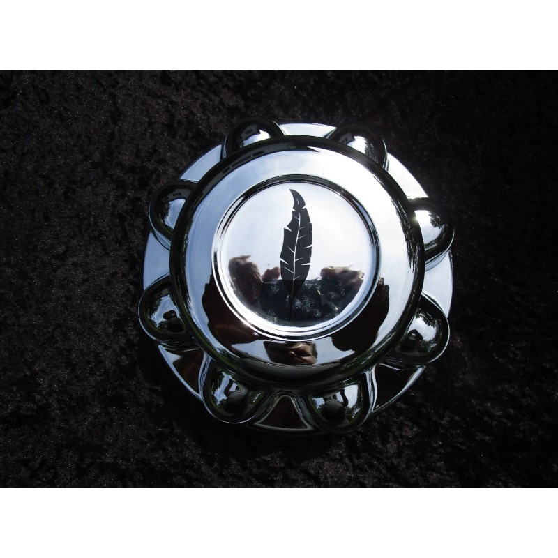 FEATHERLITE 8 Lug 6.5" w/ 13/16" Lug Nut Trailer Chrome