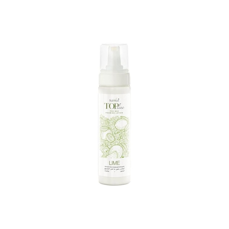 Italwax Pre Wax Foaming Lotion - 200ml (6.76fl.oz) - Lime