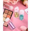 Liobelon 6 Pieces Mini Empty Loose Powder Bottle 15g Double