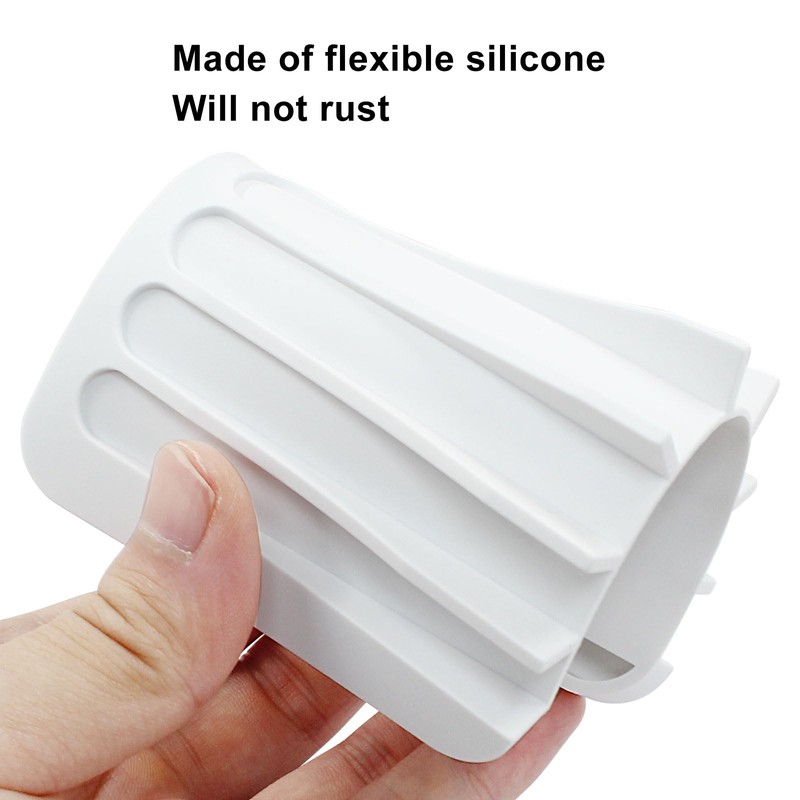 Coufce Self Draining Soap Holder Premium Silicone Soap Dish for